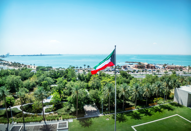 A scenic view of Kuwait