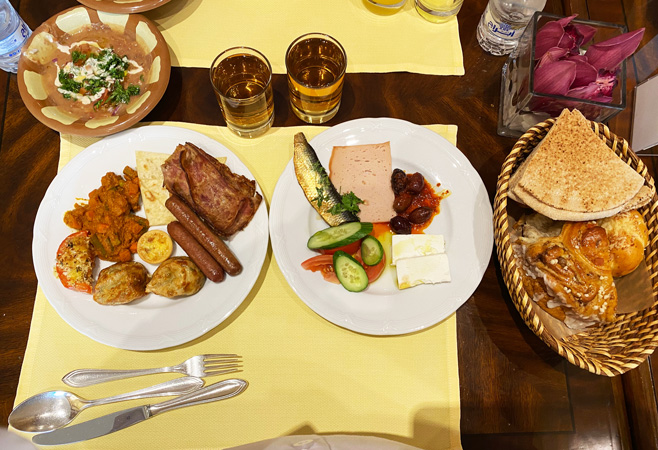 Dining in the Regency Hotel, Kuwait