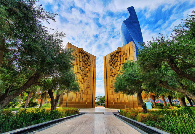 The Constitution Monument at Al Shaheed Park