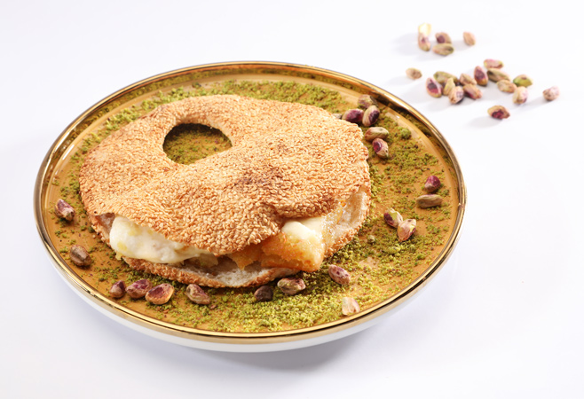 Knafeh Cheese Sandwiches