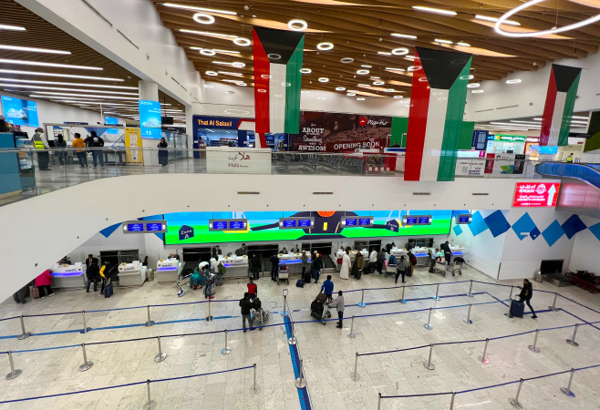 A view of Kuwait International Airport