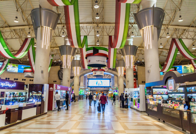 Interior of Kuwait International Airport