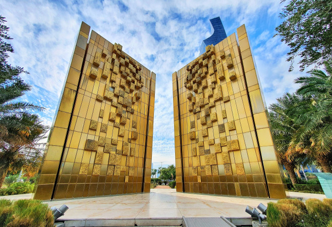 The Constitution Monument at Al Shaheed Park
